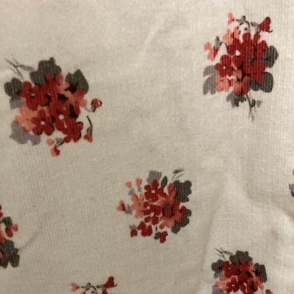 Girls Dress in Thin Whale Corduroy Long Sleeves Pale Pink Floral. Size 12. - Picture 3 of 9